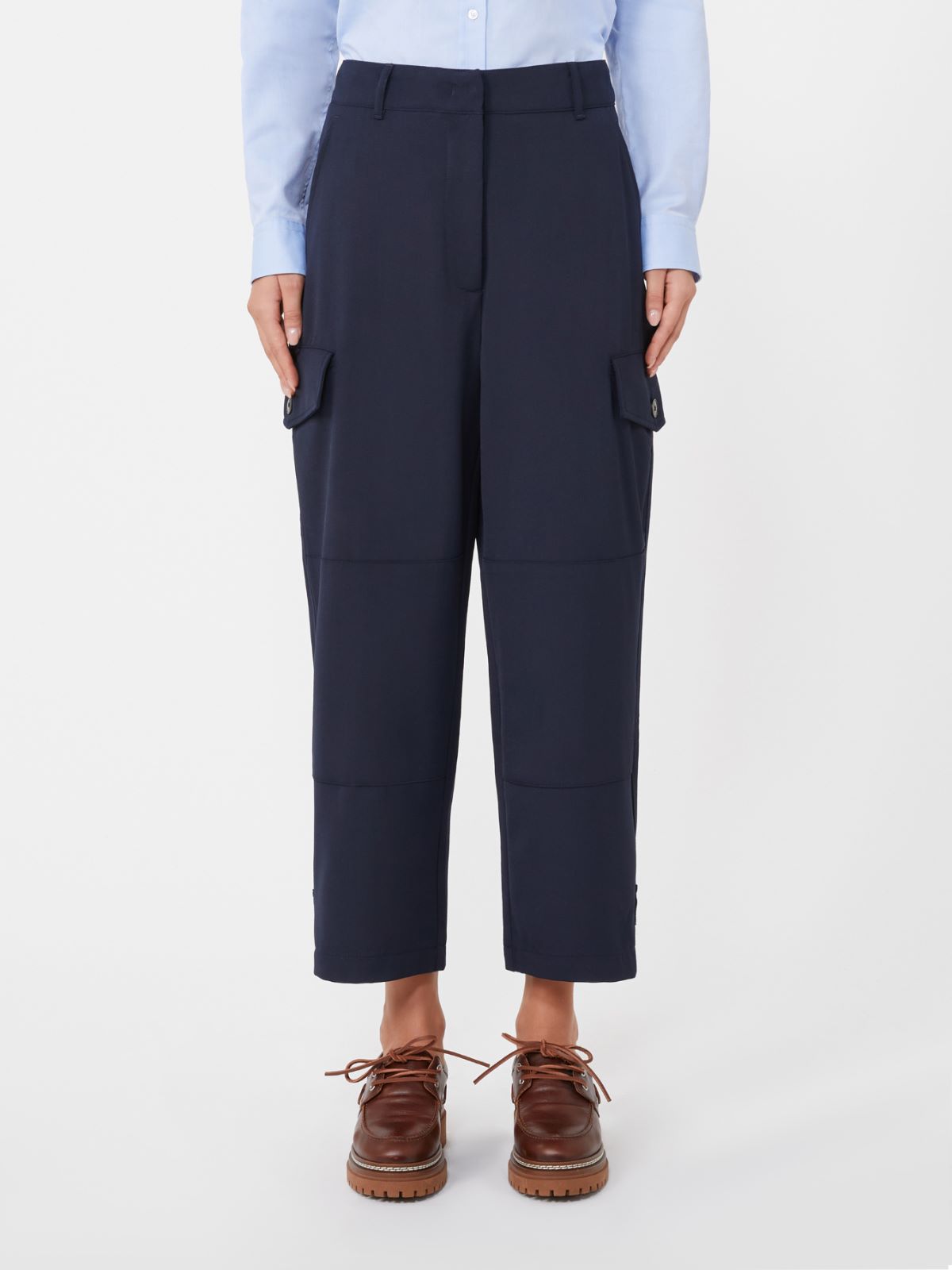 Tech wool trousers - NAVY - Weekend - 2