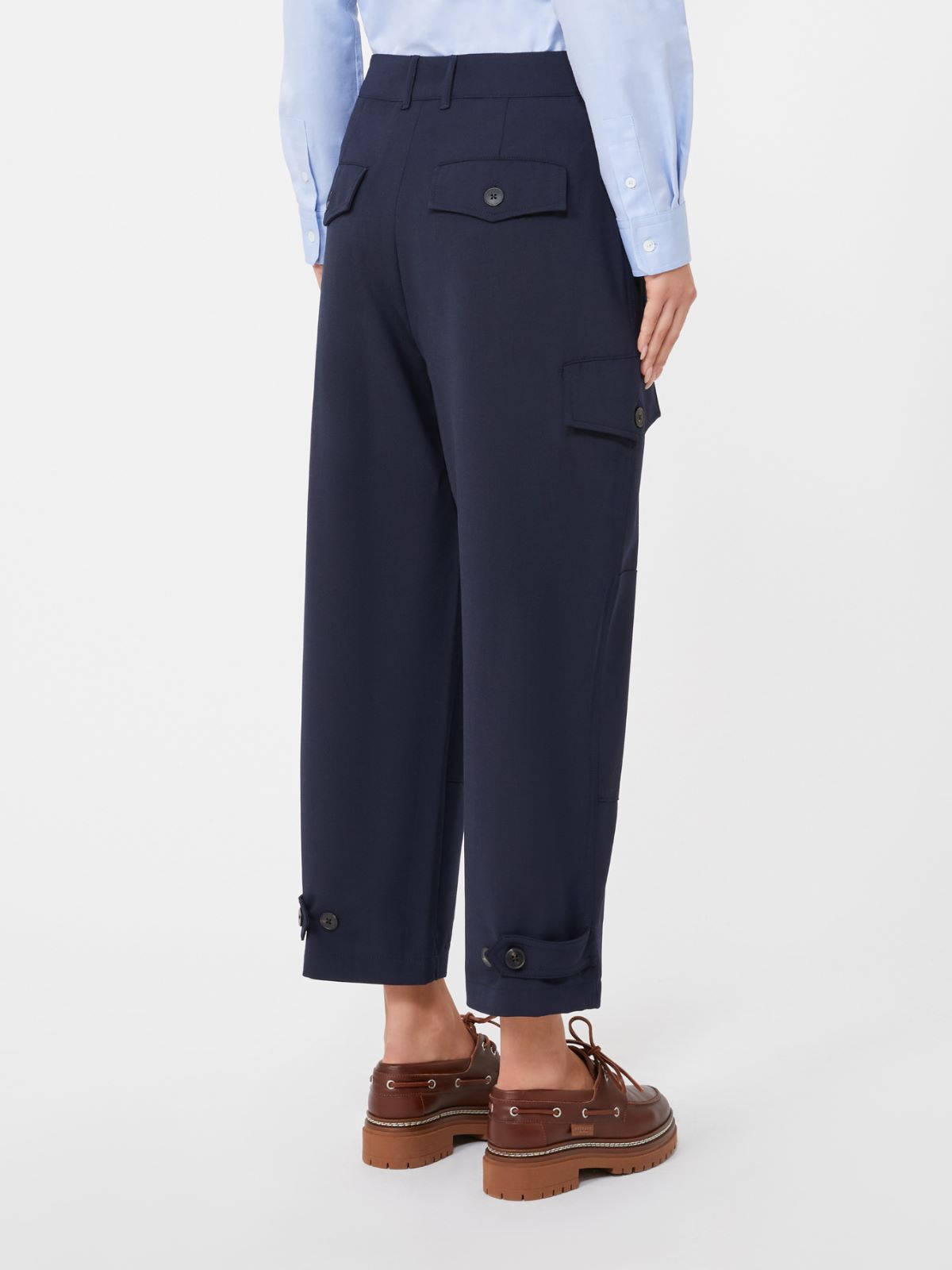 Tech wool trousers - NAVY - Weekend - 3