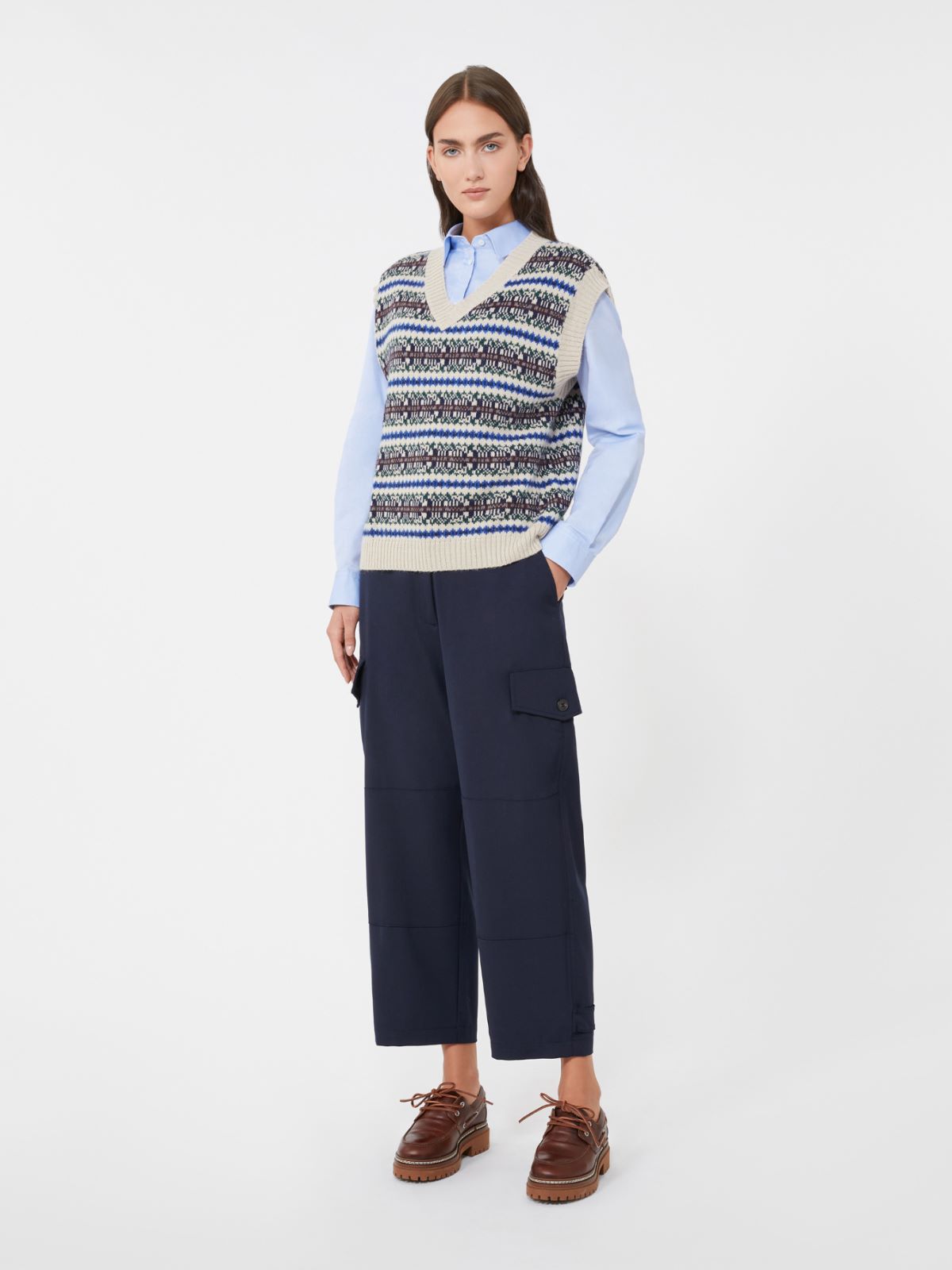 Tech wool trousers - NAVY - Weekend