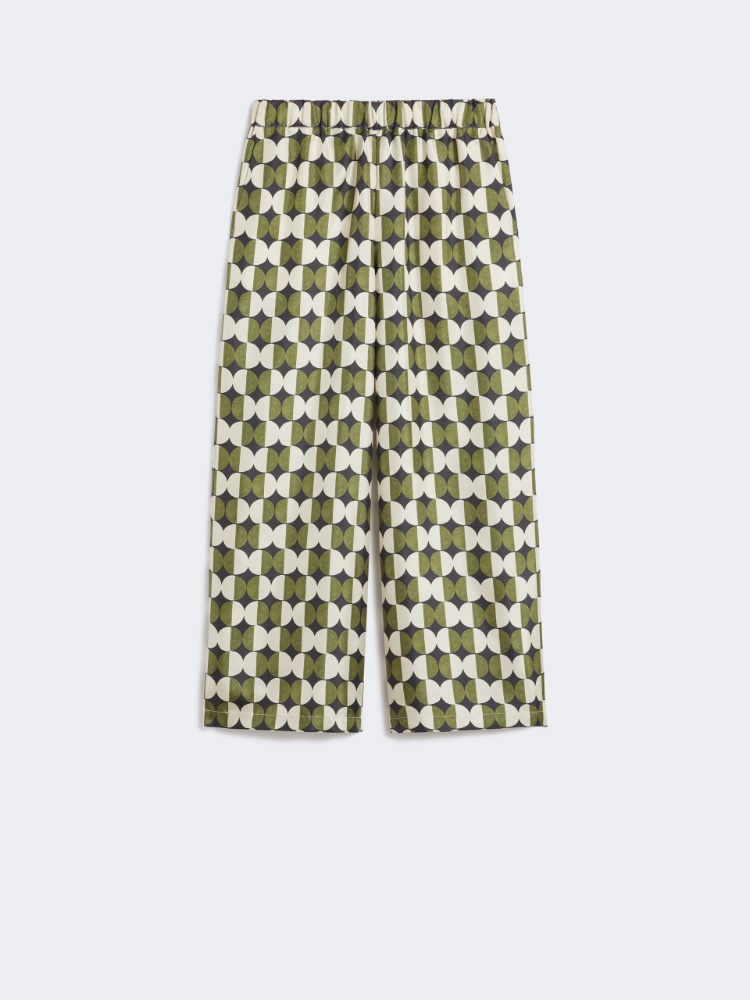 Pantalone in twill di seta - NERO - Weekend Max Mara