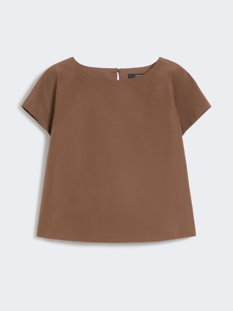 Taffeta boxy top - CHOCOLATE - Weekend - 6