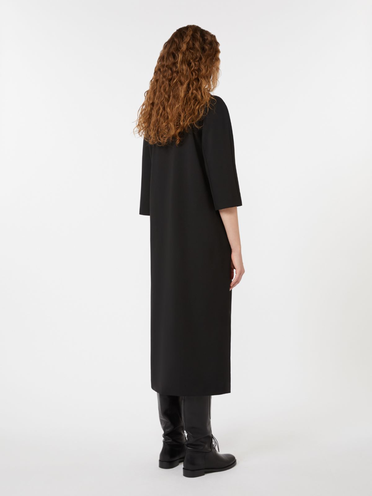Woollen cloth dress - BLACK - Weekend - 3