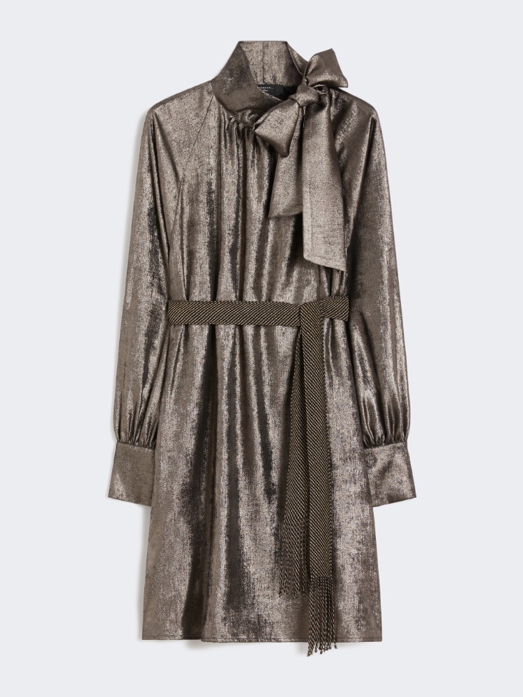 Metallic chiffon dress - Weekend - 2