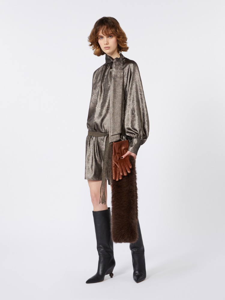 Metallic chiffon dress - Weekend