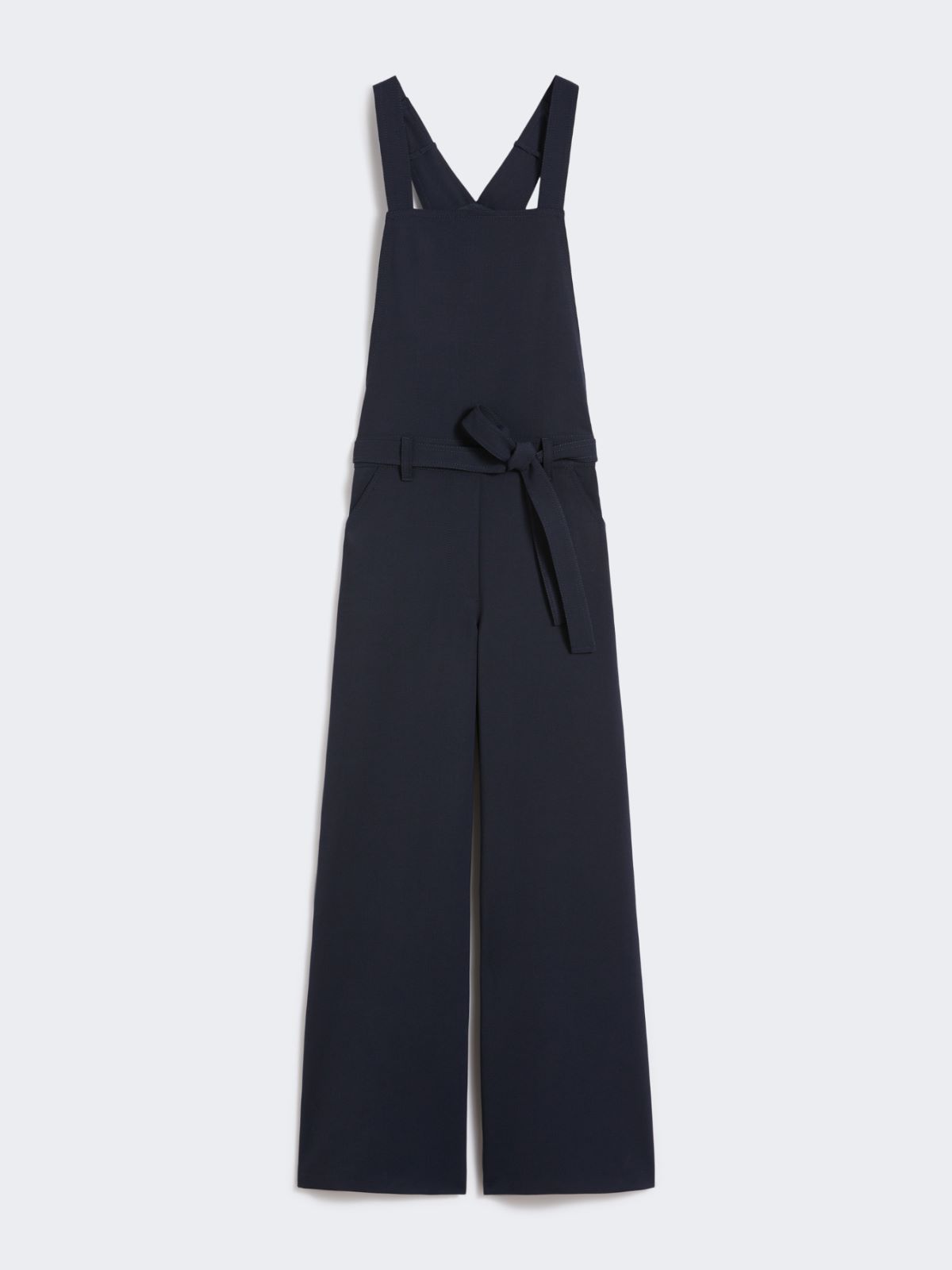 Gabardine wool dungarees - NAVY - Weekend - 5