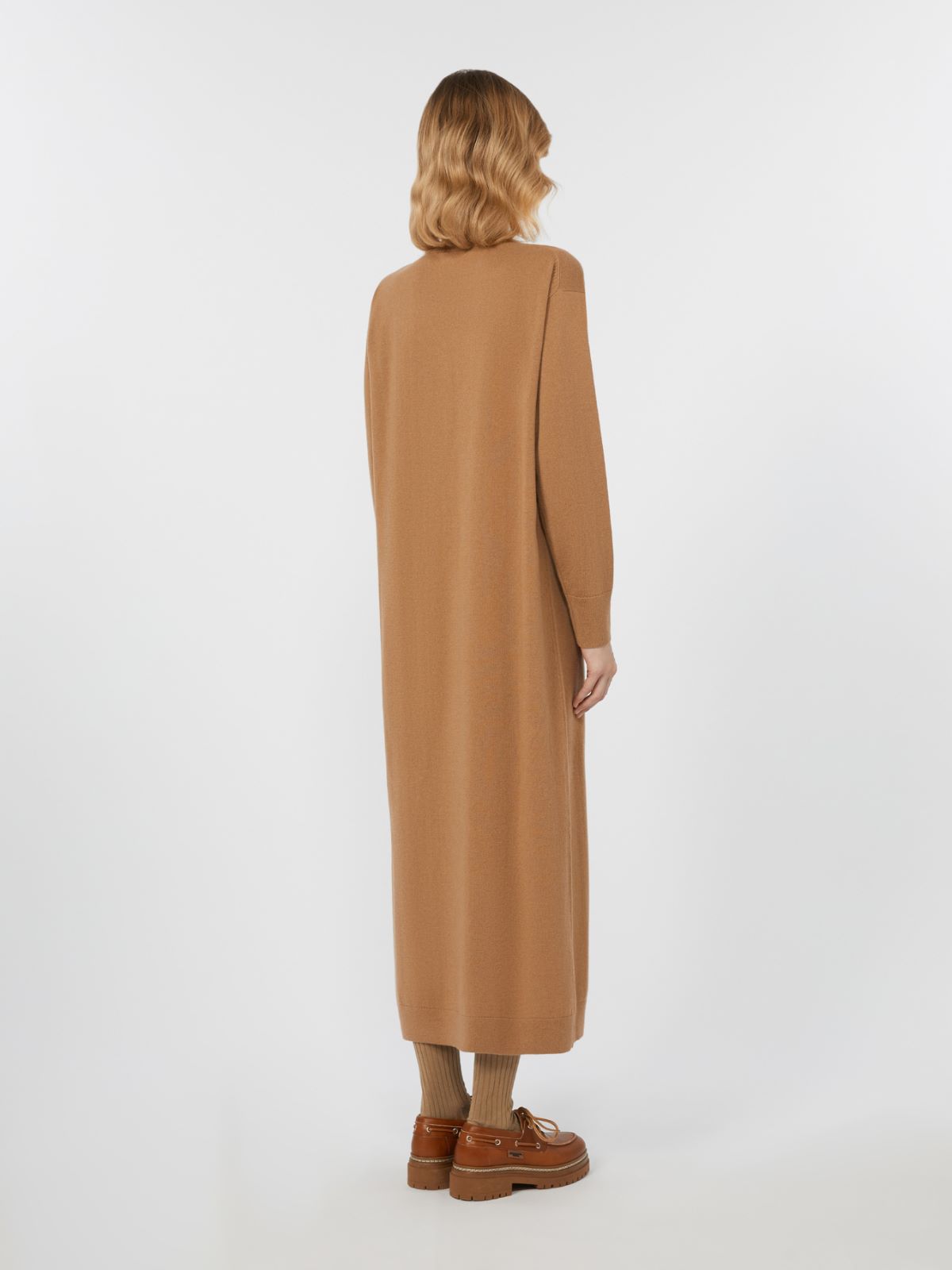 Wool and cashmere knit dress - CAMEL - Weekend - 3