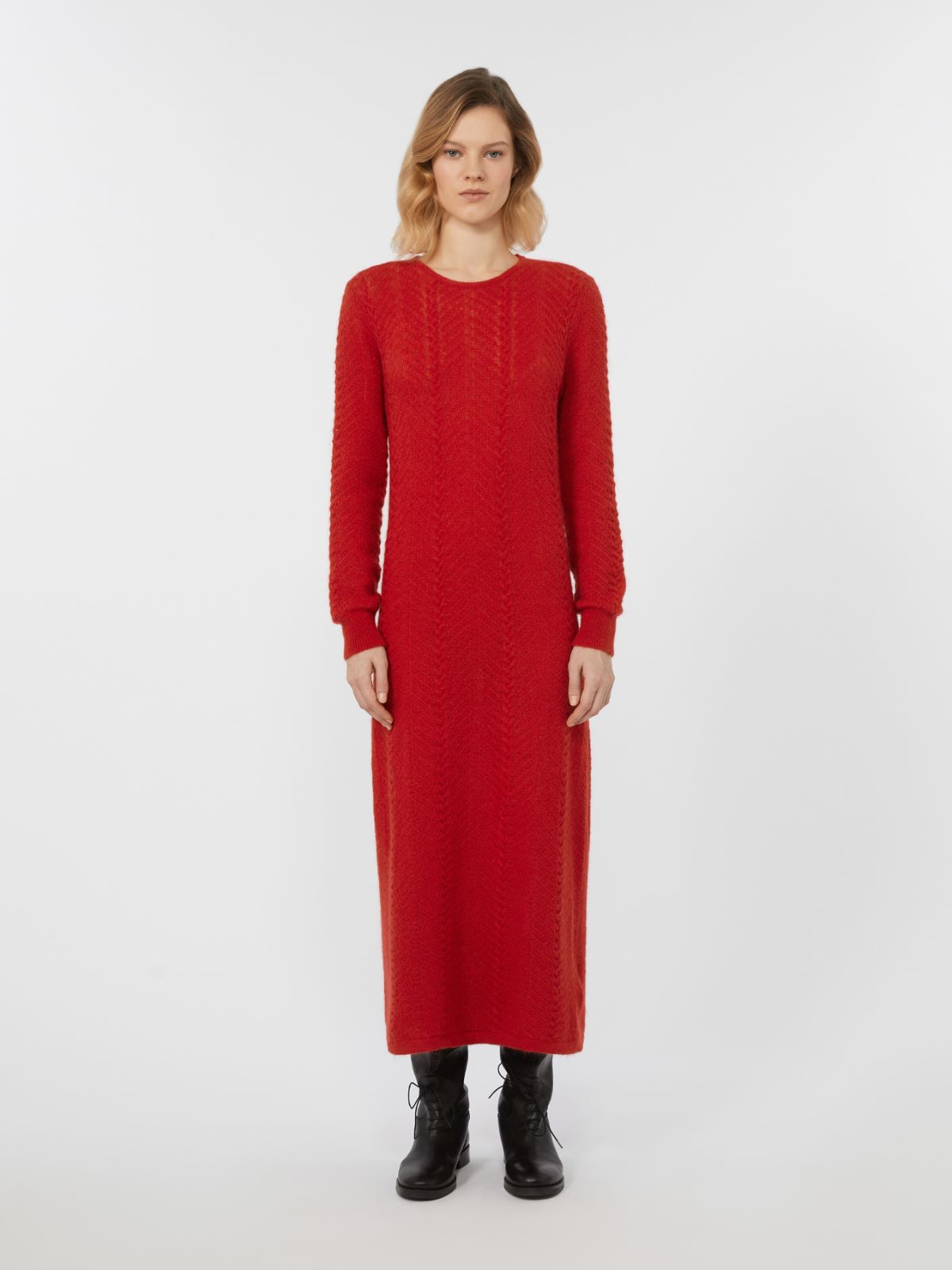 Mohair blend dress - RED - Weekend - 2