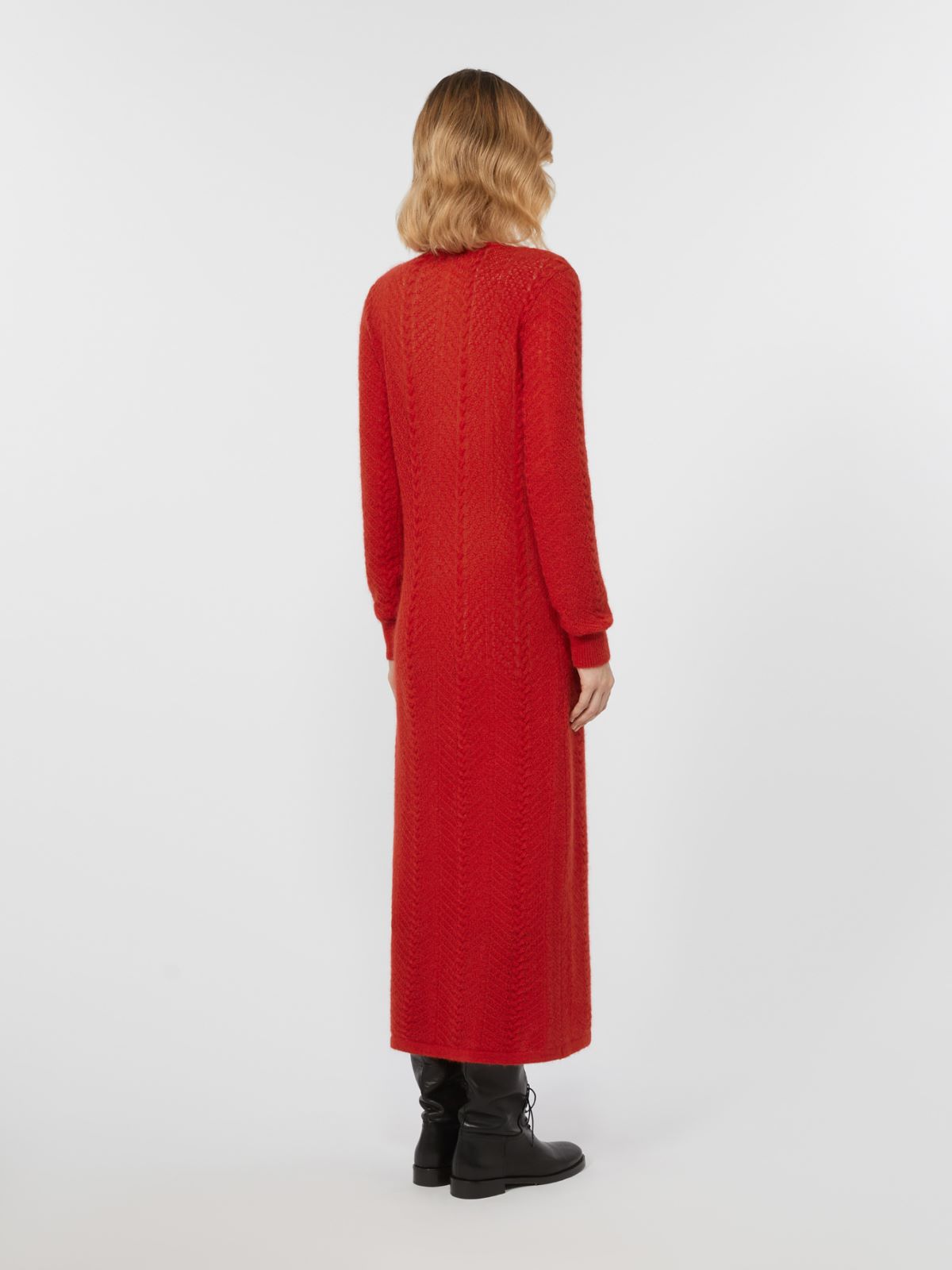 Mohair blend dress - RED - Weekend - 3
