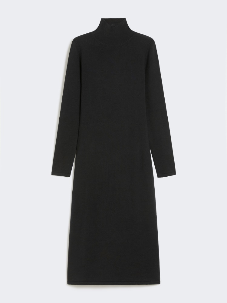 Wool knit dress - BLACK - Weekend - 2