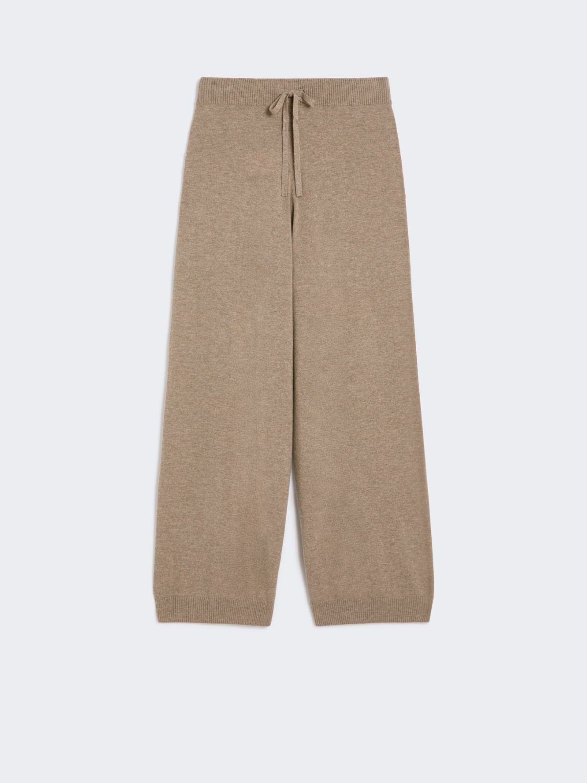 Wool and cashmere yarn trousers - HAZELNUT BROWN - Weekend - 4