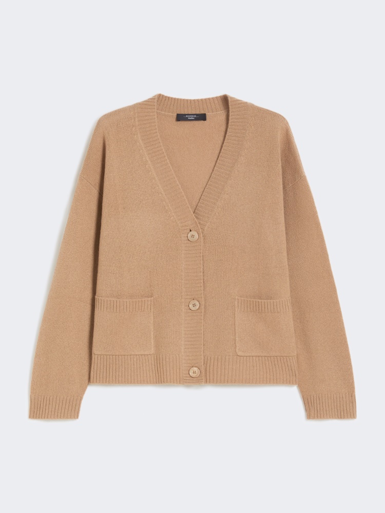 Cashmere knit cardigan - CAMEL - Weekend - 6