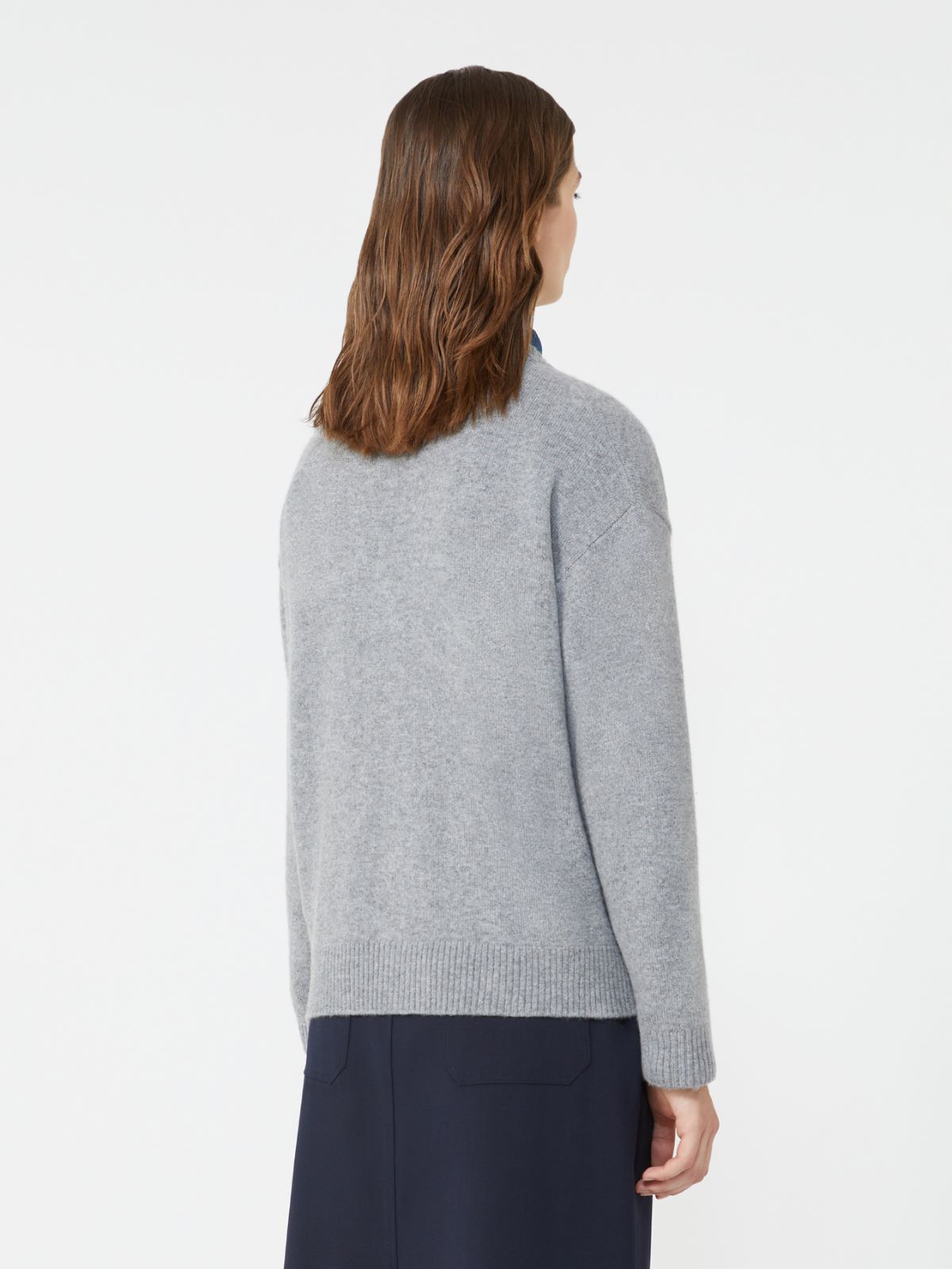 Cashmere knit cardigan - MEDIUM GREY - Weekend - 3