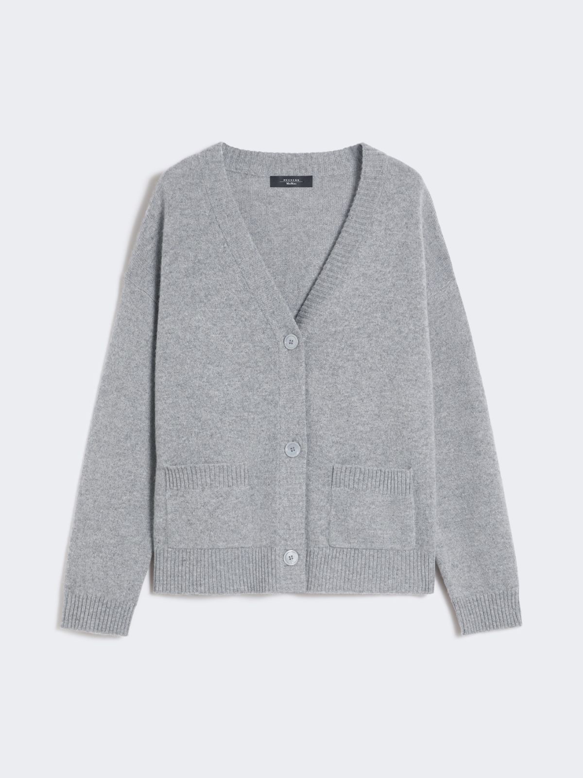 Cashmere knit cardigan - MEDIUM GREY - Weekend - 6