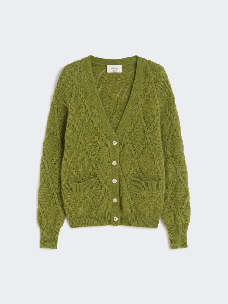 Mohair blend cardigan - GREEN - Weekend - 6