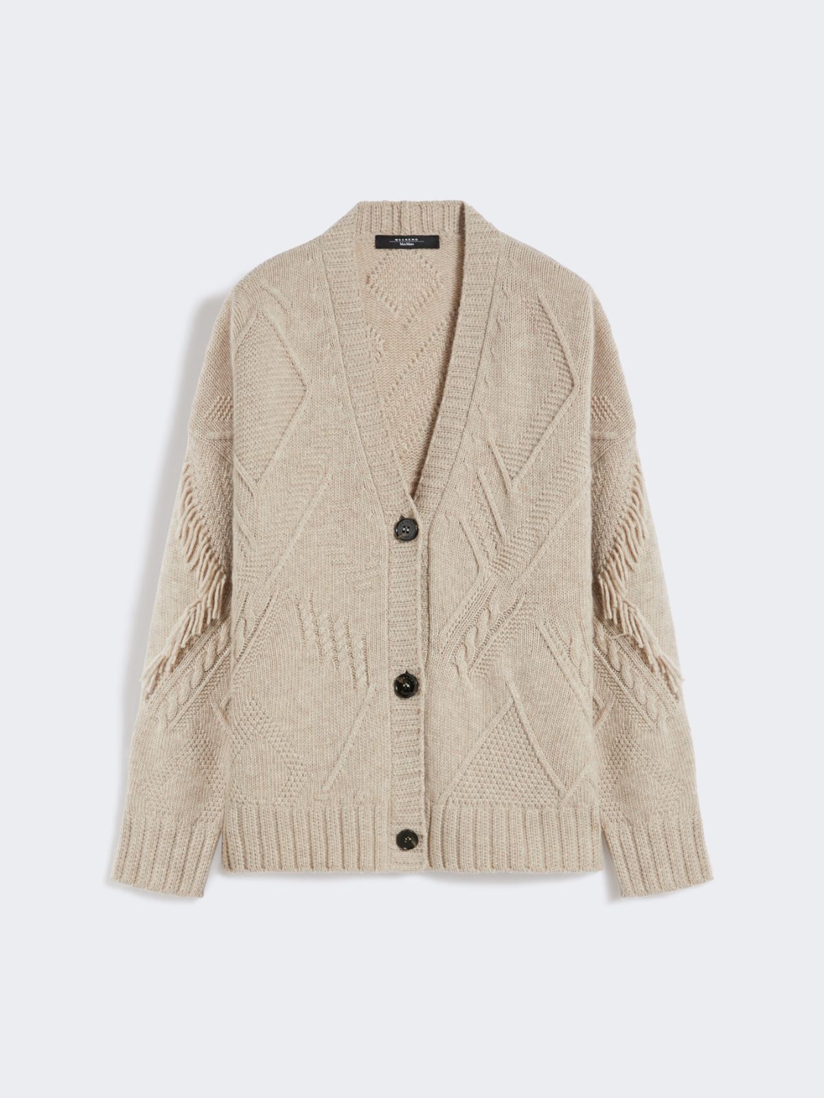 Wool knit cardigan - SAND - Weekend - 6