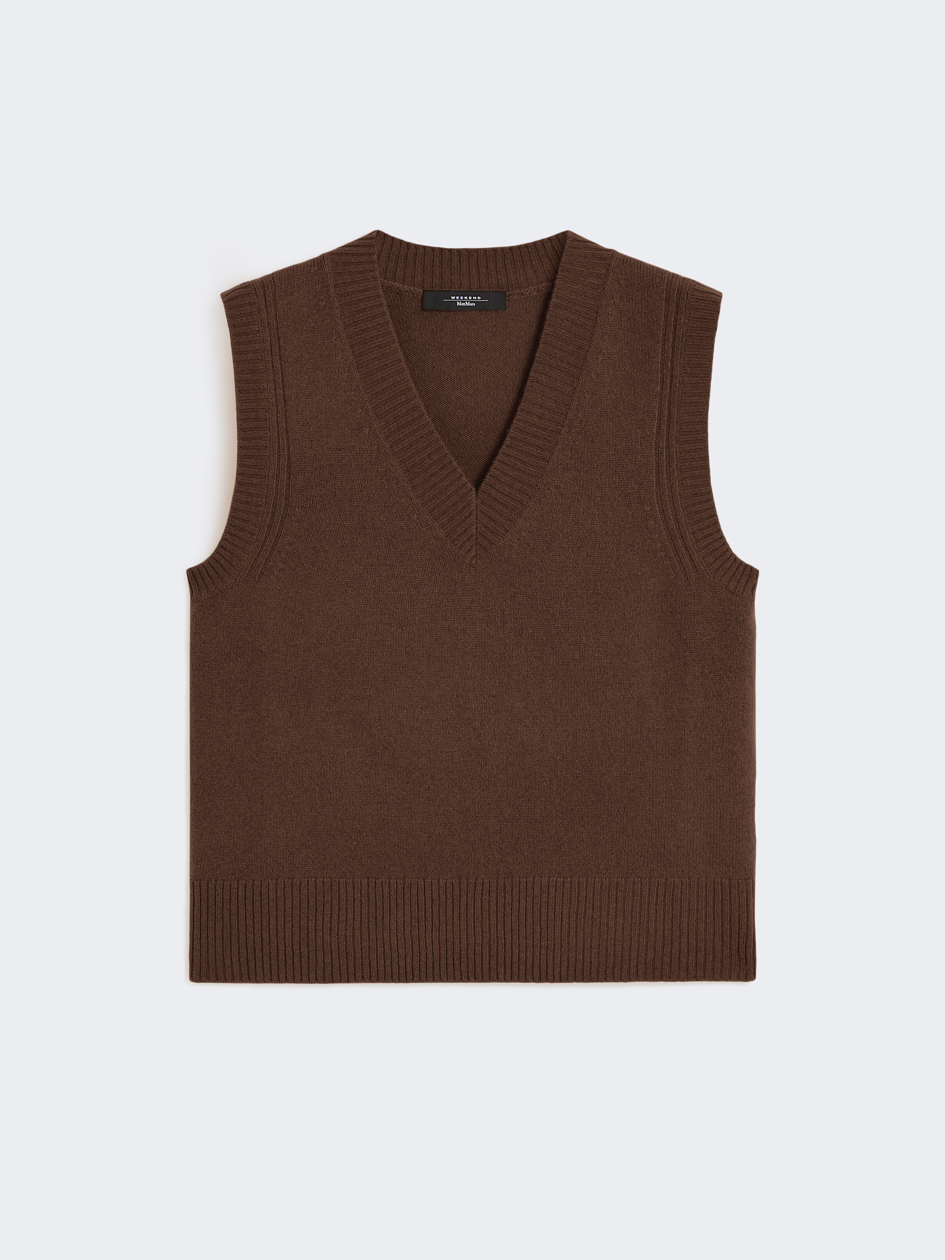Cashmere knit gilet - CHOCOLATE - Weekend Max Mara - 5