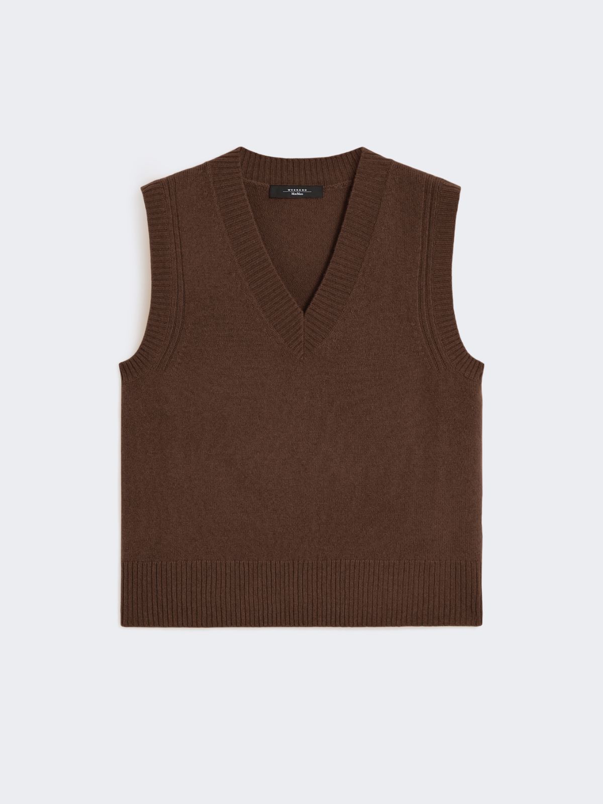 Cashmere knit gilet - CHOCOLATE - Weekend - 5