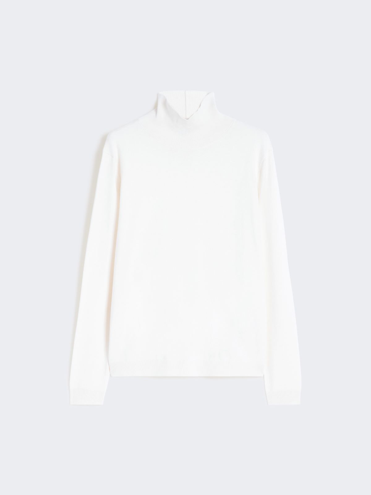 Wool and silk knit turtleneck - ECRU - Weekend - 6