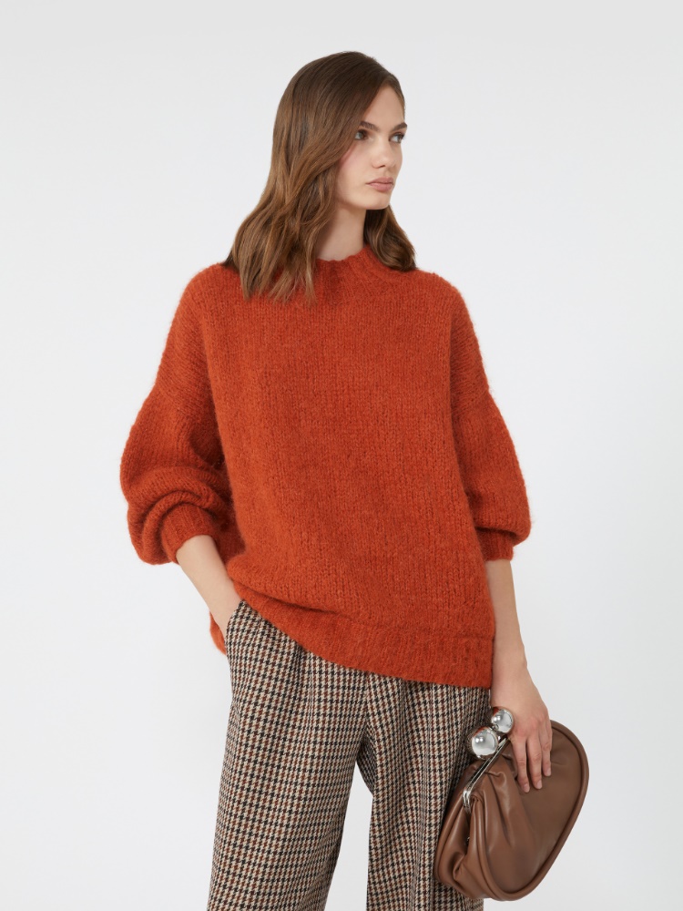 Alpaca turtleneck - BRICK RED - Weekend