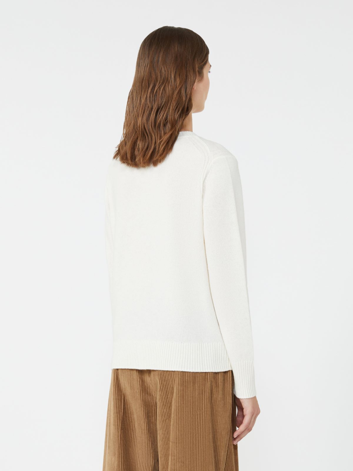 Cashmere yarn jumper - ECRU - Weekend - 3
