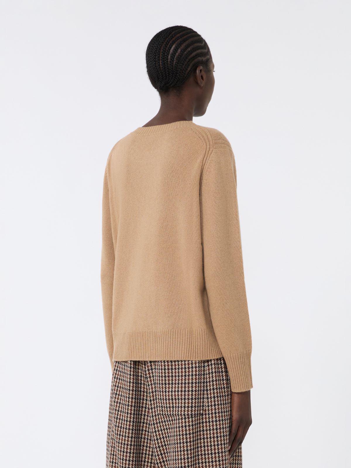 Cashmere yarn jumper - CAMEL - Weekend - 3