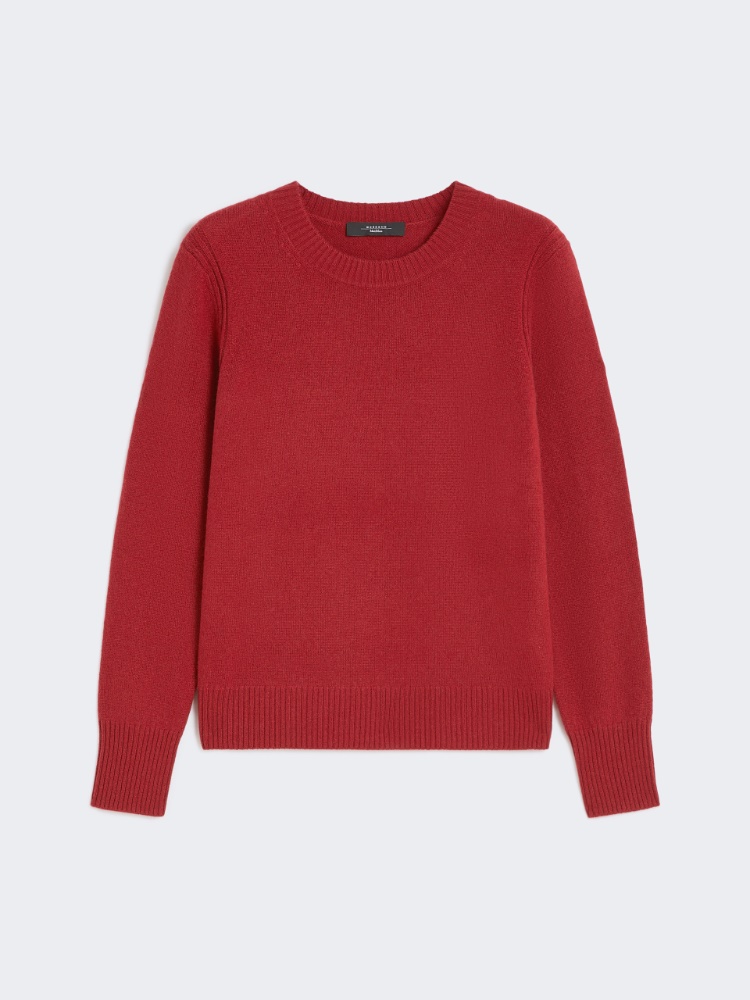 Cashmere yarn jumper - BERRY RED - Weekend - 2