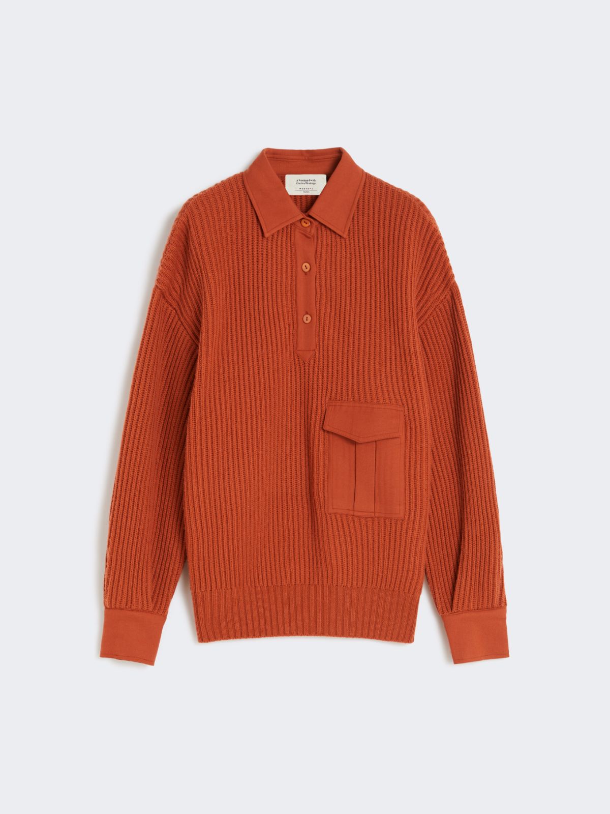 Wool and cashmere pullover - RUST - Weekend - 6