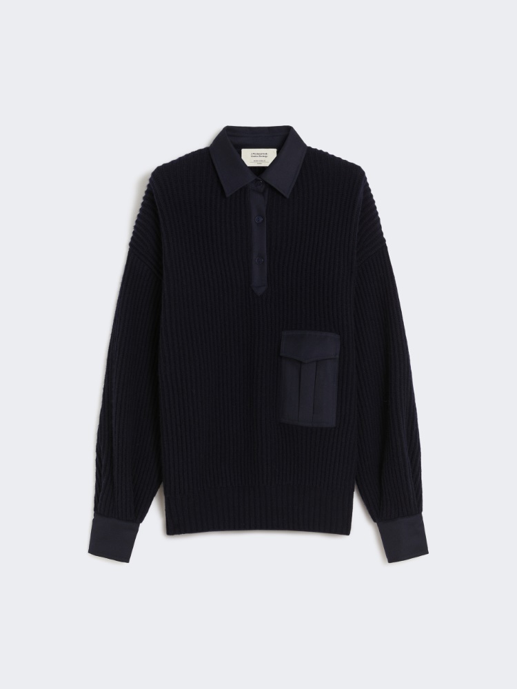 Wool and cashmere pullover - ULTRAMARINE - Weekend - 2