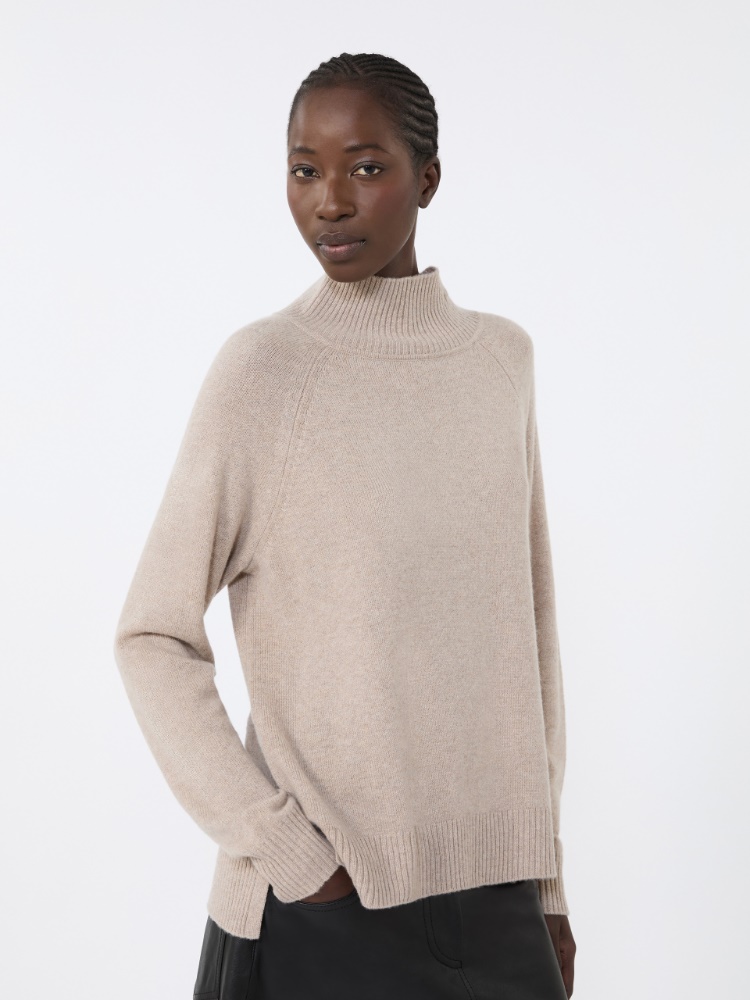 Cashmere yarn turtleneck - BEIGE - Weekend