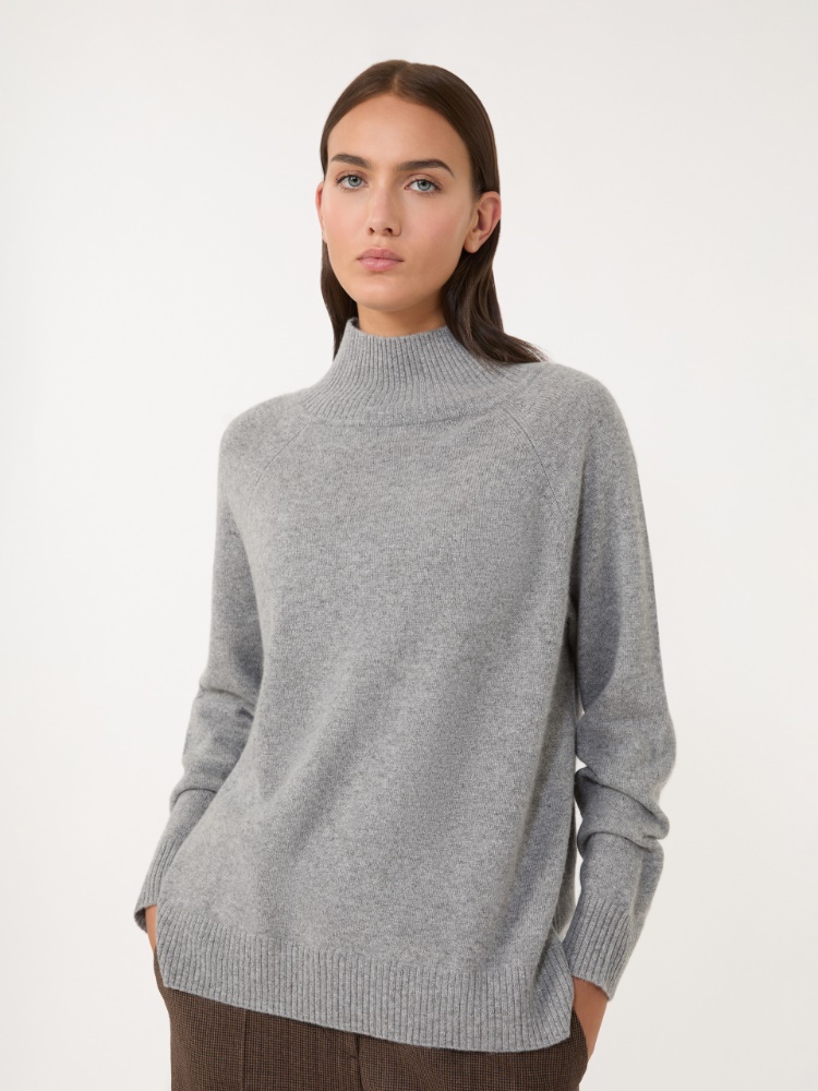 Cashmere yarn turtleneck - MEDIUM GREY - Weekend