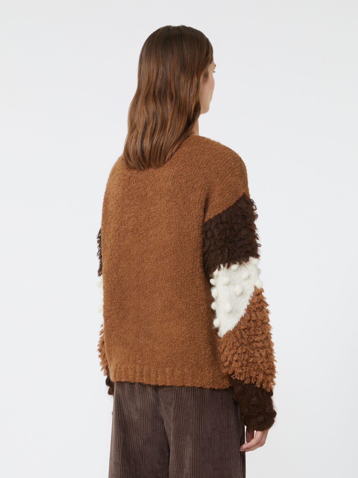 Girocollo in alpaca bouclé - CUOIO - Weekend - 3