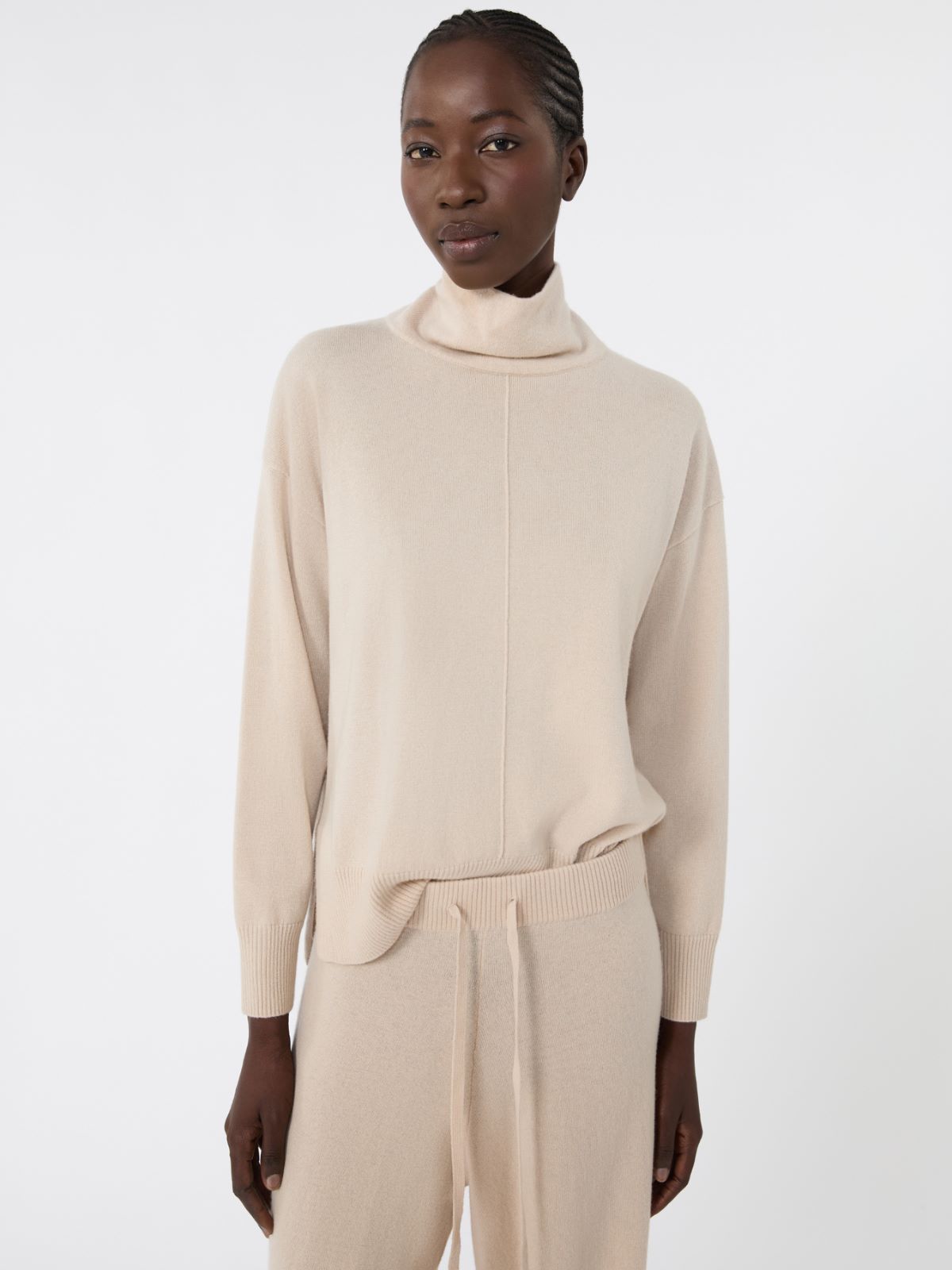 Wool and cashmere jumper - BEIGE - Weekend - 4