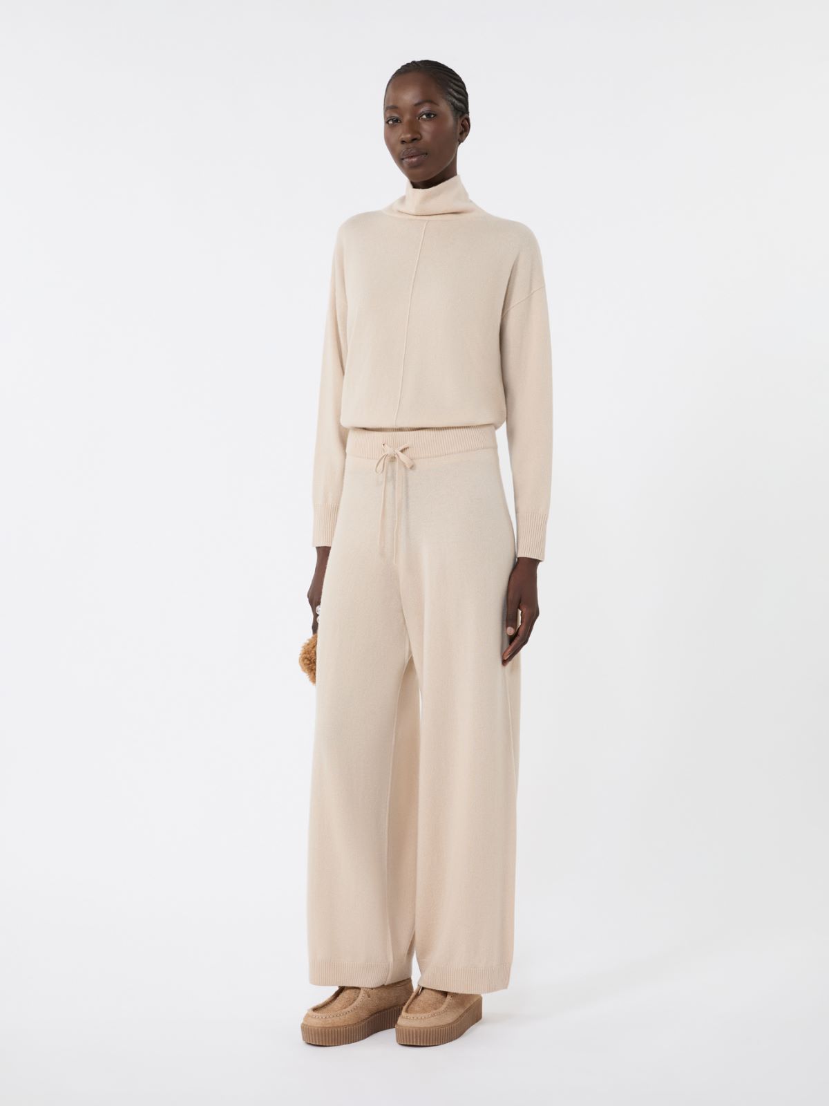 Wool and cashmere jumper - BEIGE - Weekend