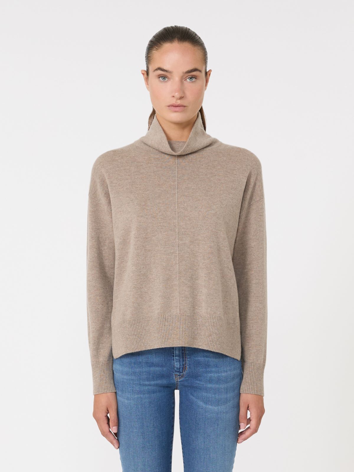 Wool and cashmere jumper - HAZELNUT BROWN - Weekend - 2