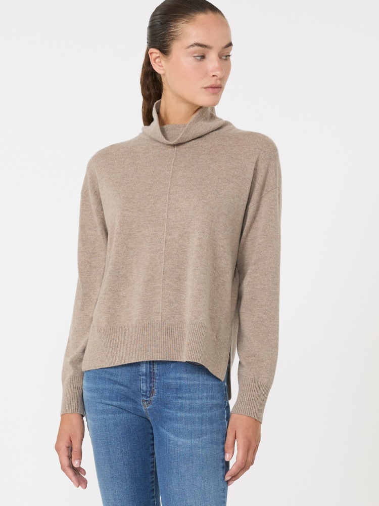 Wool and cashmere jumper - HAZELNUT BROWN - Weekend