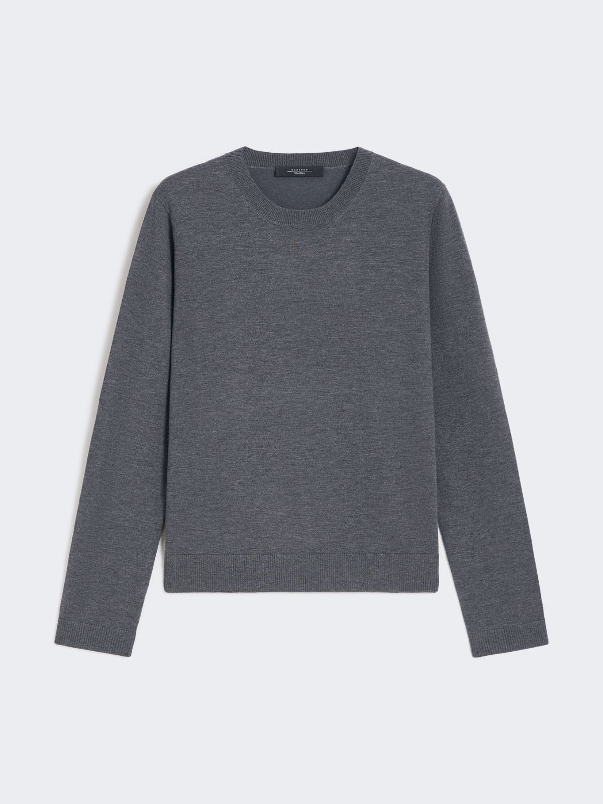 Silk and wool yarn jumper - DARK GREY - Weekend - 6