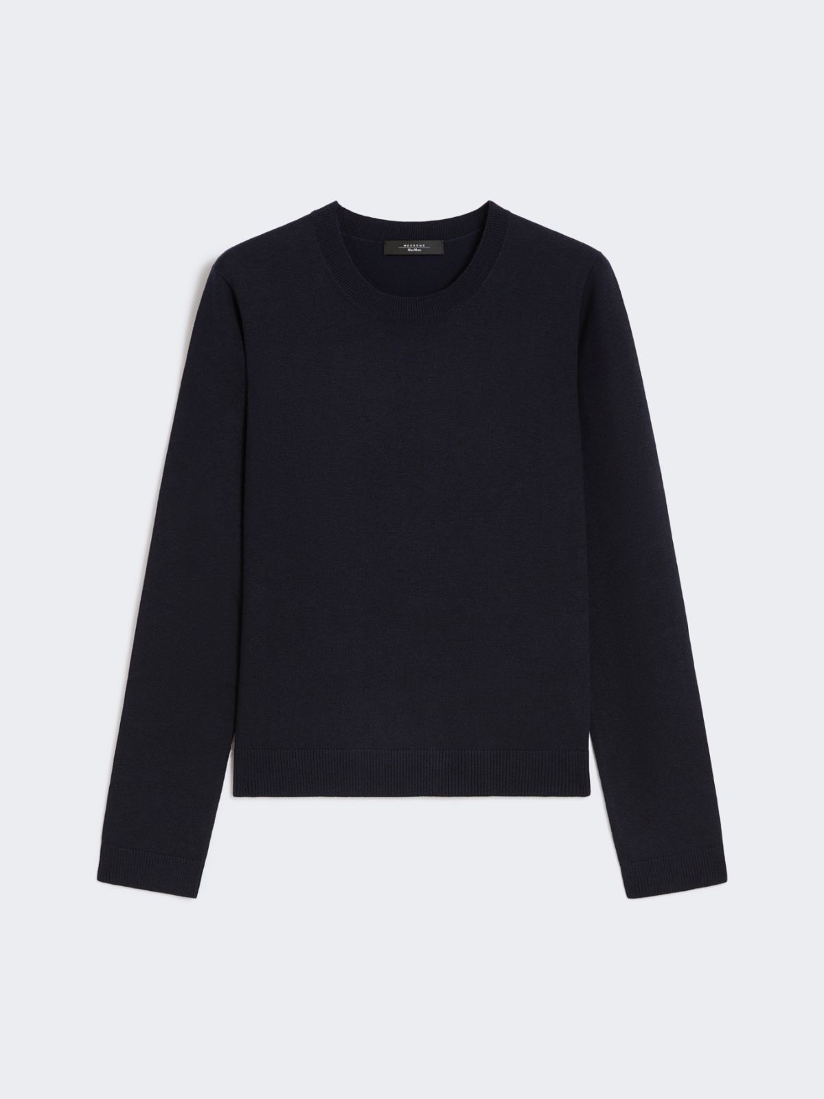 Silk and wool yarn jumper - NAVY - Weekend - 6