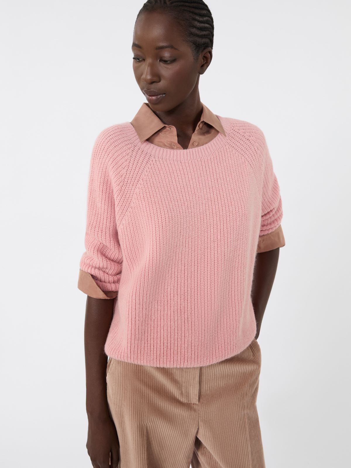 Maglia in filato di mohair - ROSA - Weekend - 4