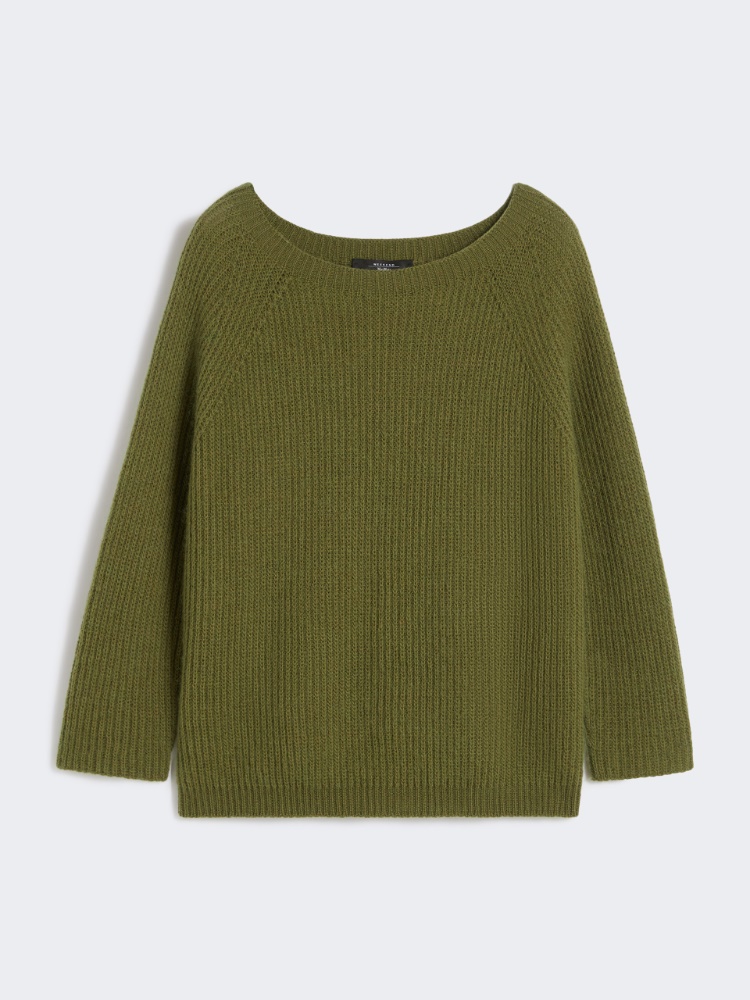 Maglia in filato di mohair - VERDE OLIVA - Weekend Max Mara