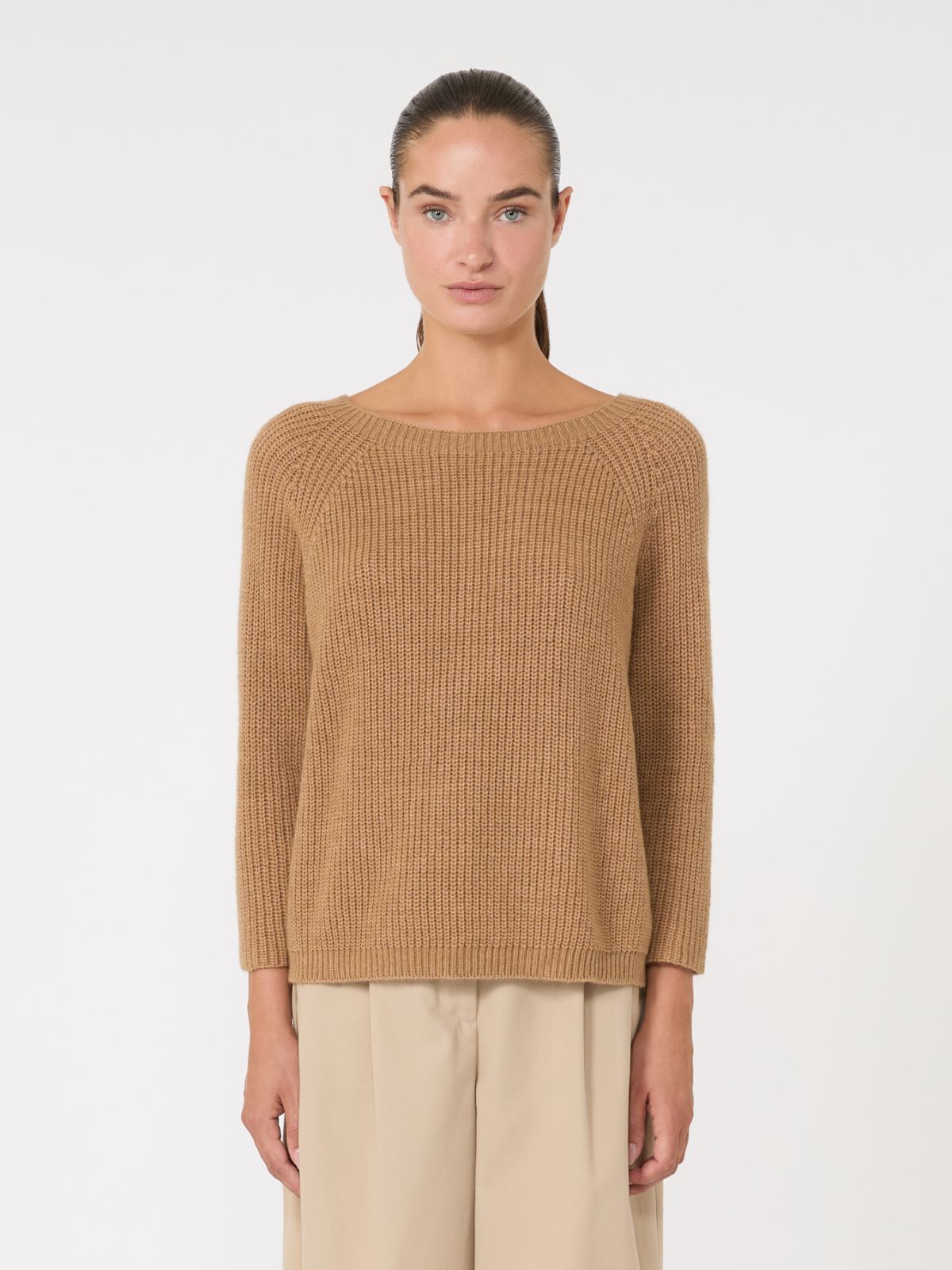 Mohair yarn jumper - CAMEL - Weekend - 2