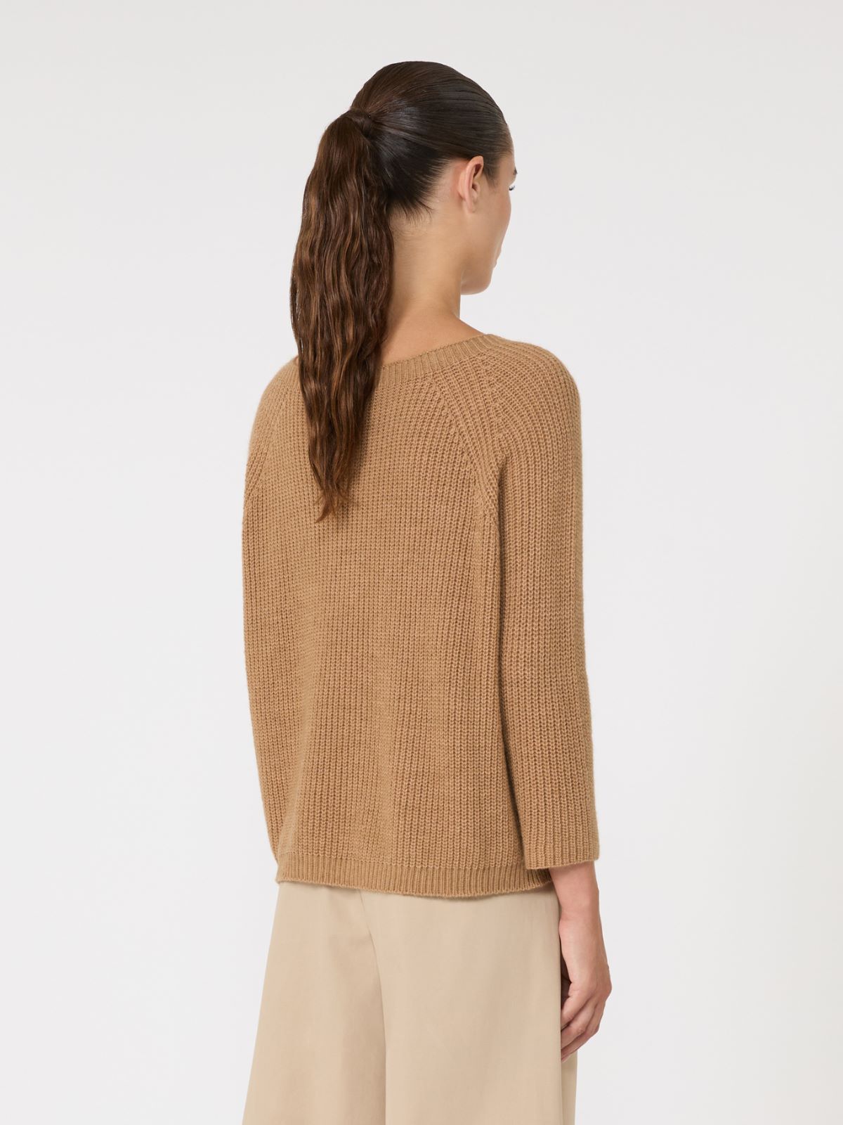 Mohair yarn jumper - CAMEL - Weekend - 3