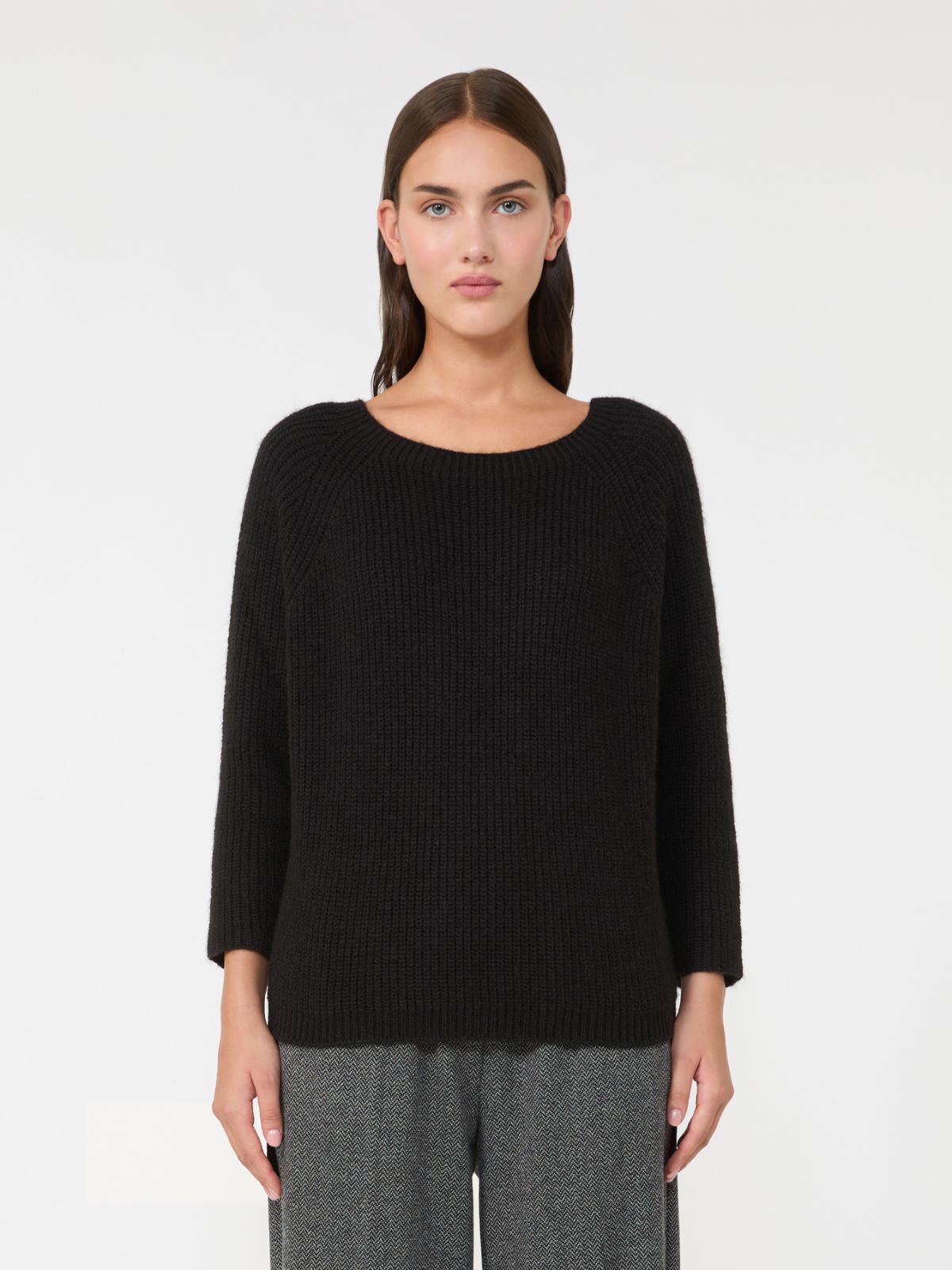Mohair yarn jumper - BLACK - Weekend - 2
