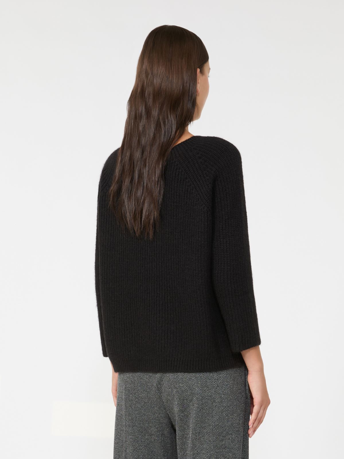 Mohair yarn jumper - BLACK - Weekend - 3