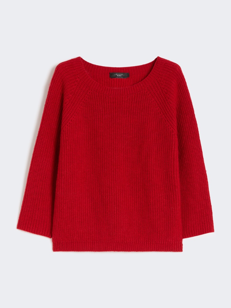 Mohair yarn jumper - RED - Weekend - 2
