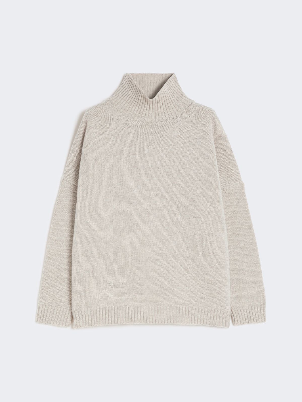 Wool knit turtleneck jumper - SAND - Weekend - 7