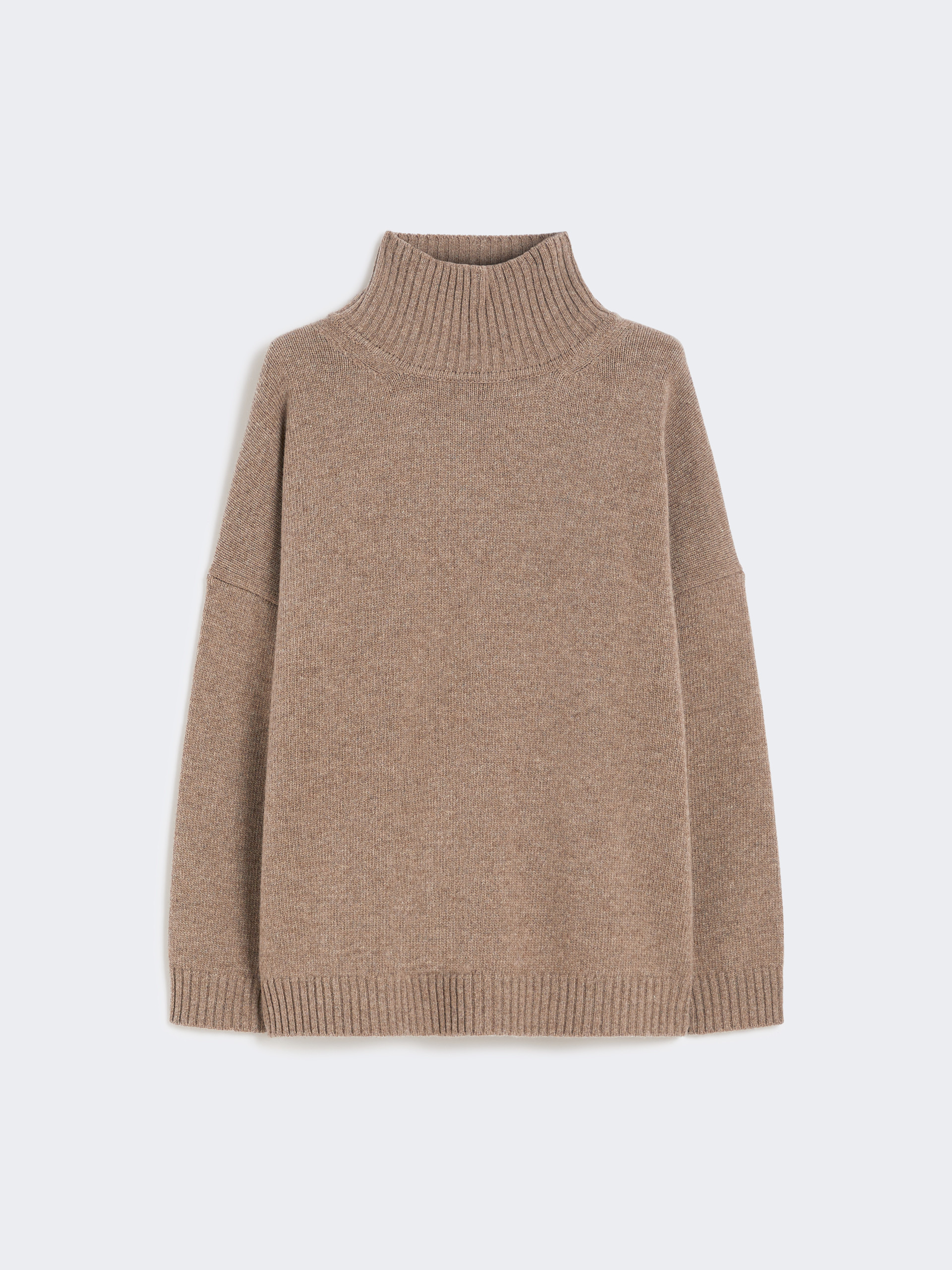 Wool knit turtleneck jumper - HAZELNUT BROWN - Weekend Max Mara - 5