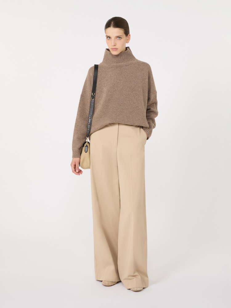 Wool knit turtleneck jumper - HAZELNUT BROWN - Weekend - 2