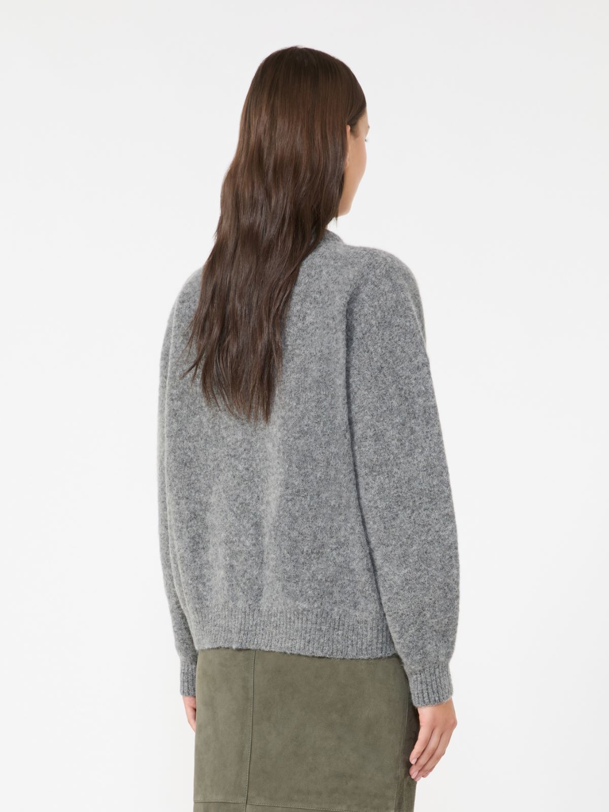 Alpaca and wool jumper - MEDIUM GREY - Weekend - 3