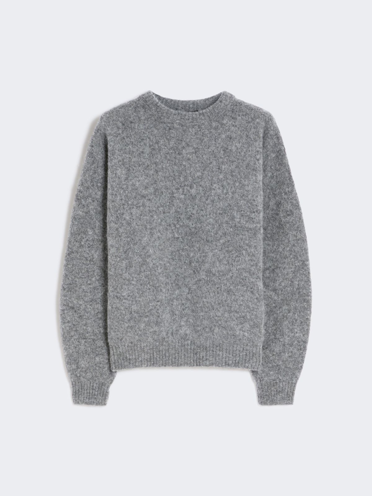 Alpaca and wool jumper - MEDIUM GREY - Weekend - 5
