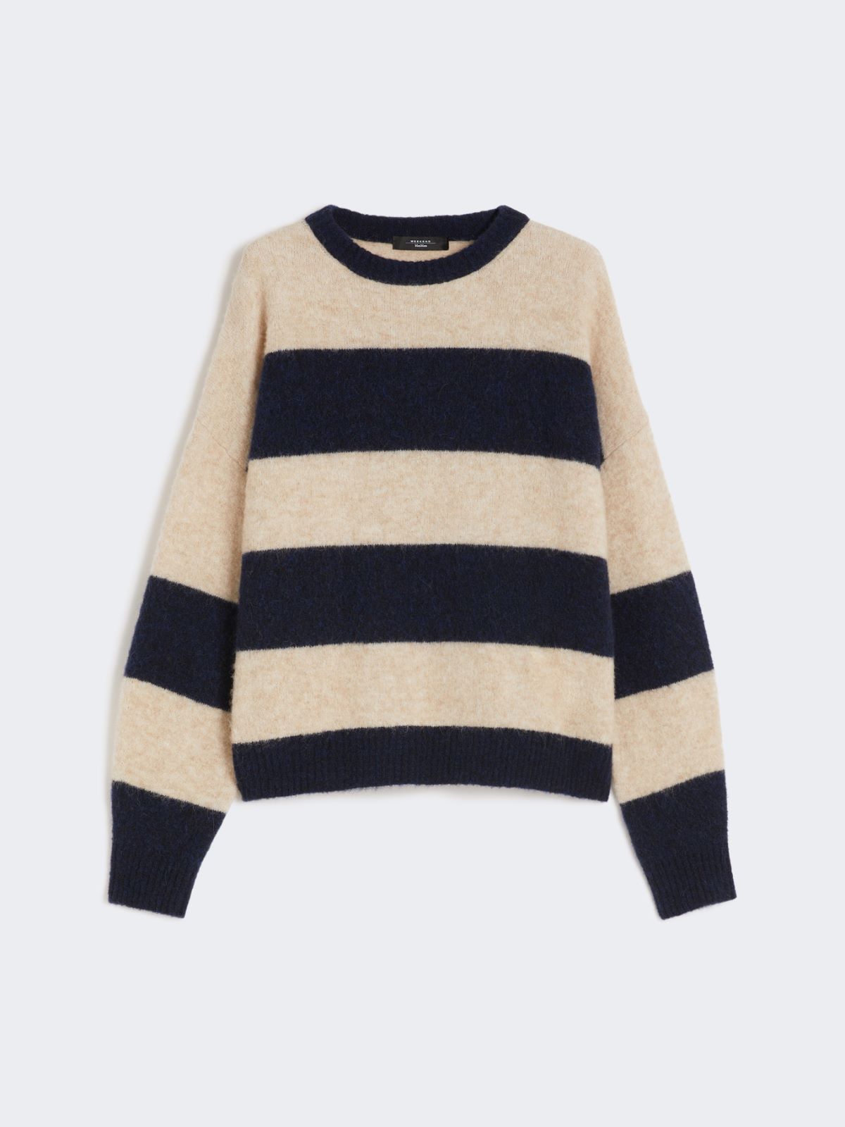 Alpaca and wool jumper - NAVY - Weekend - 6
